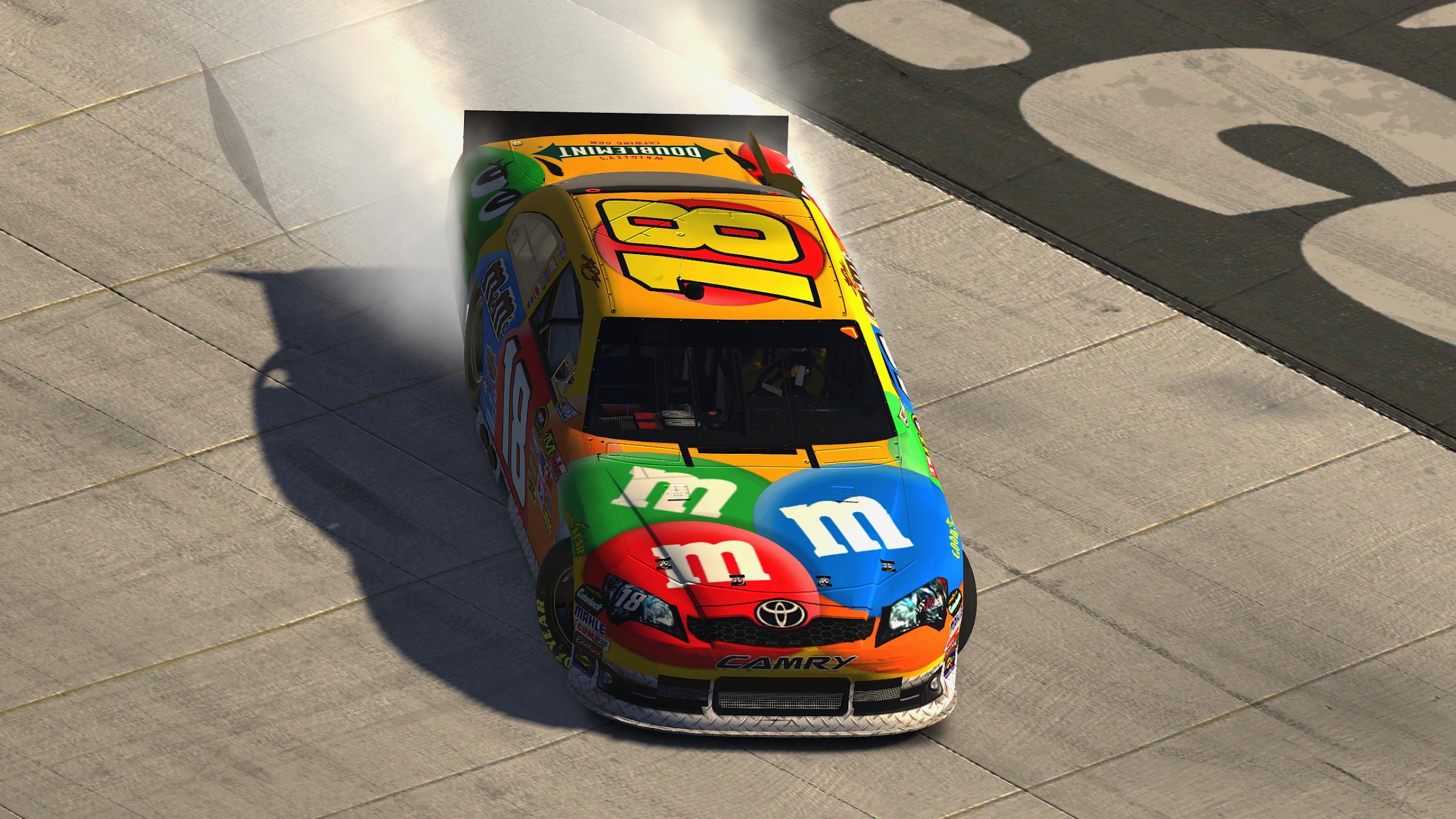 Preview of Kyle Busch 2011 M&Ms #18 Camry by Aledam Contreras