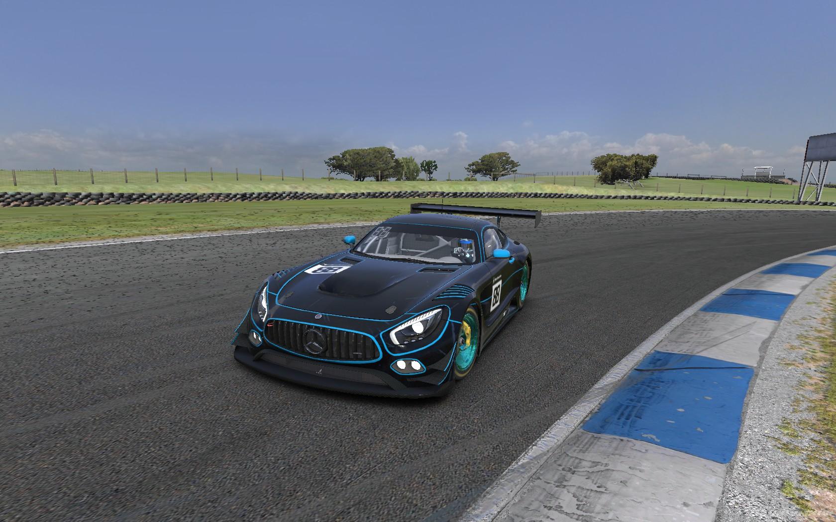 Preview of Blue striped Mercedes by Noel Luneburg