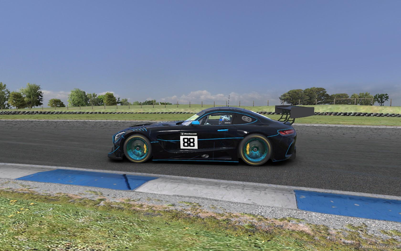 Preview of Blue striped Mercedes by Noel Luneburg