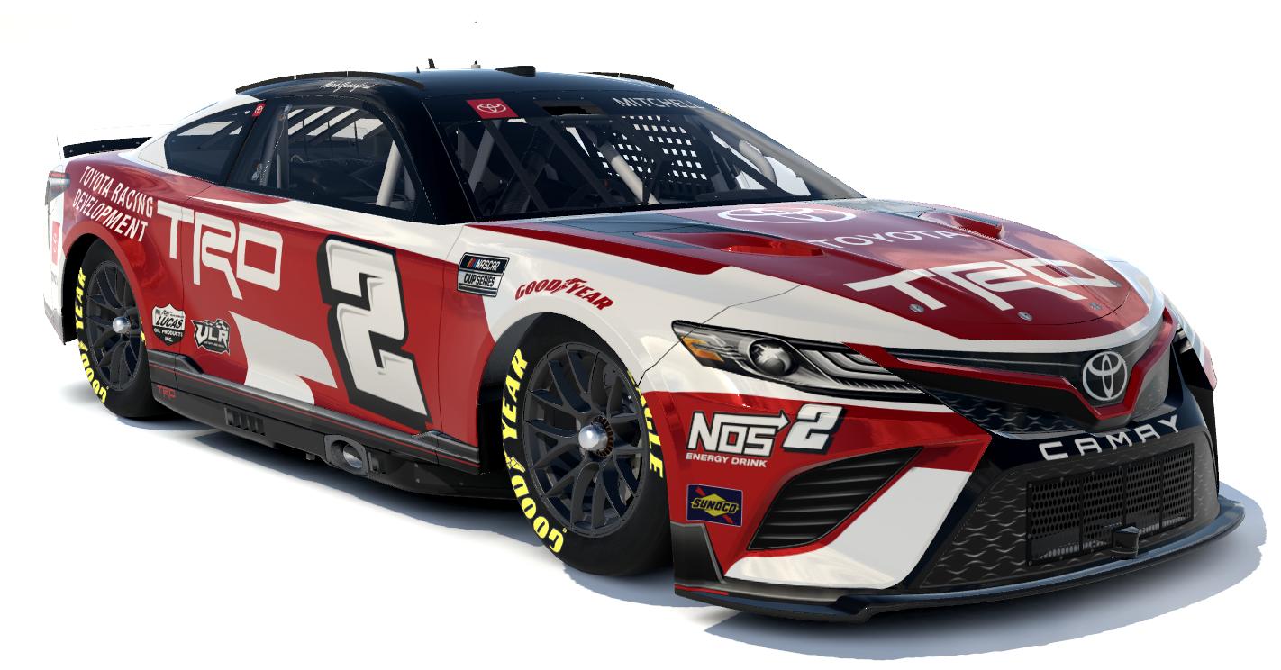 Preview of Mark Guessford #2 - NASCAR Cup Series Next Gen Toyota - TRD / Lucas Oil / VLR / NOS Energy by Kenny Mitchell