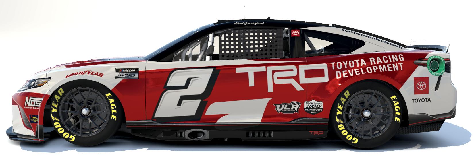 Preview of Mark Guessford #2 - NASCAR Cup Series Next Gen Toyota - TRD / Lucas Oil / VLR / NOS Energy by Kenny Mitchell