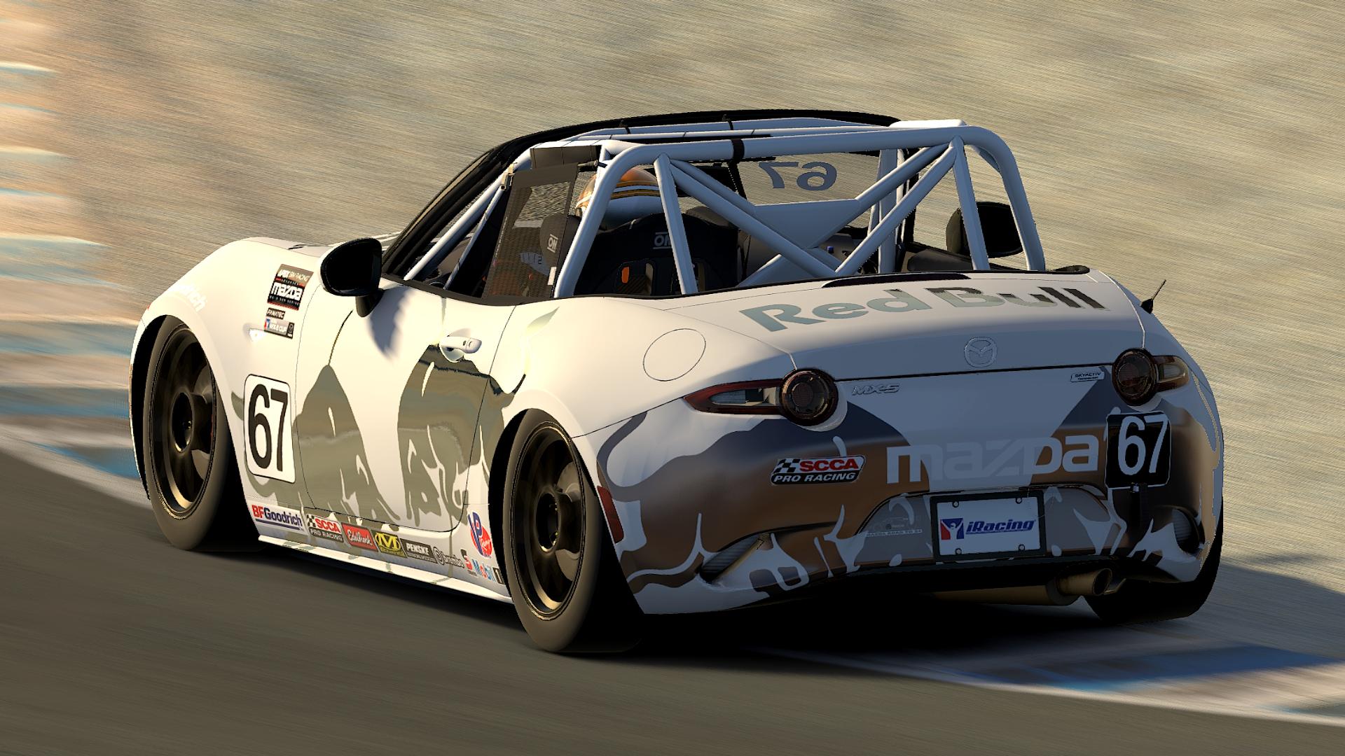 Preview of White Stealth Red Bull Mazda by Jordan Davis-Flint