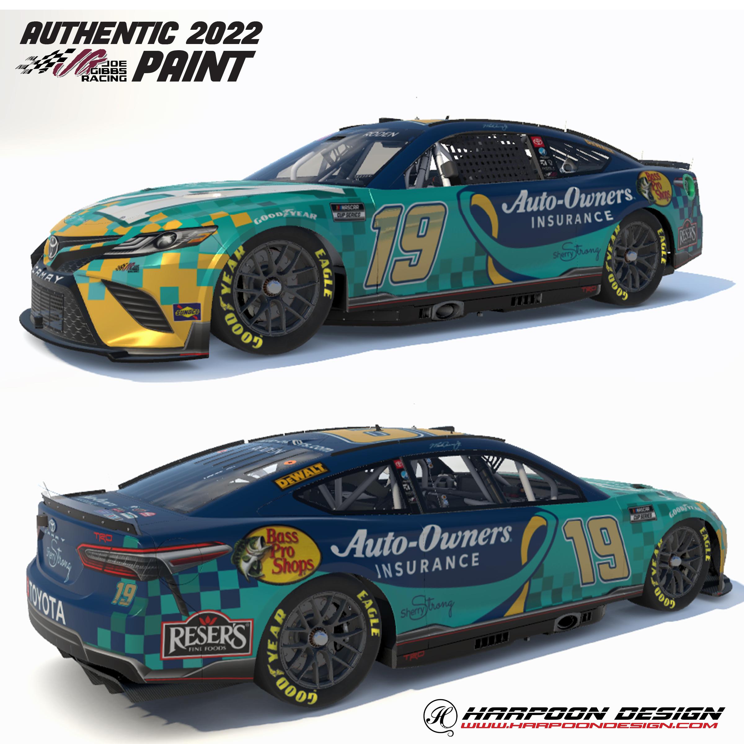 Preview of 2022 Martin Truex Jr. Auto Owners Sherry Strong Camry by Brantley Roden
