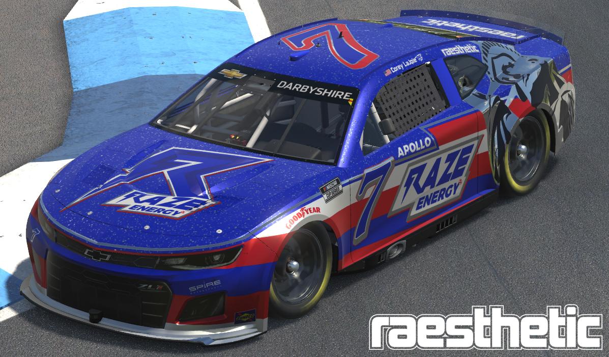 Preview of Corey LaJoie #7 Raze Concept Series - Apollo by Austin Darbyshire