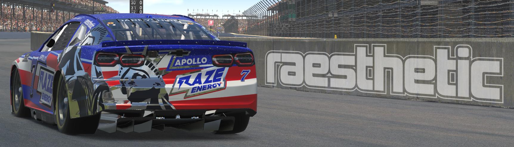 Preview of Corey LaJoie #7 Raze Concept Series - Apollo by Austin Darbyshire