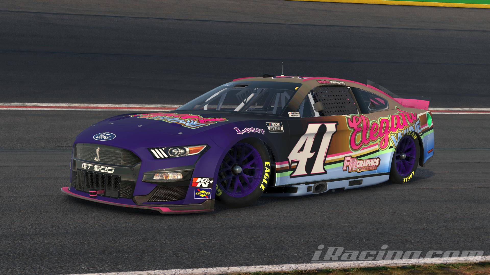 Maria Johnson 2022 ASSCAR Cup Series Elegant Wine Ford Mustang by Manix ...