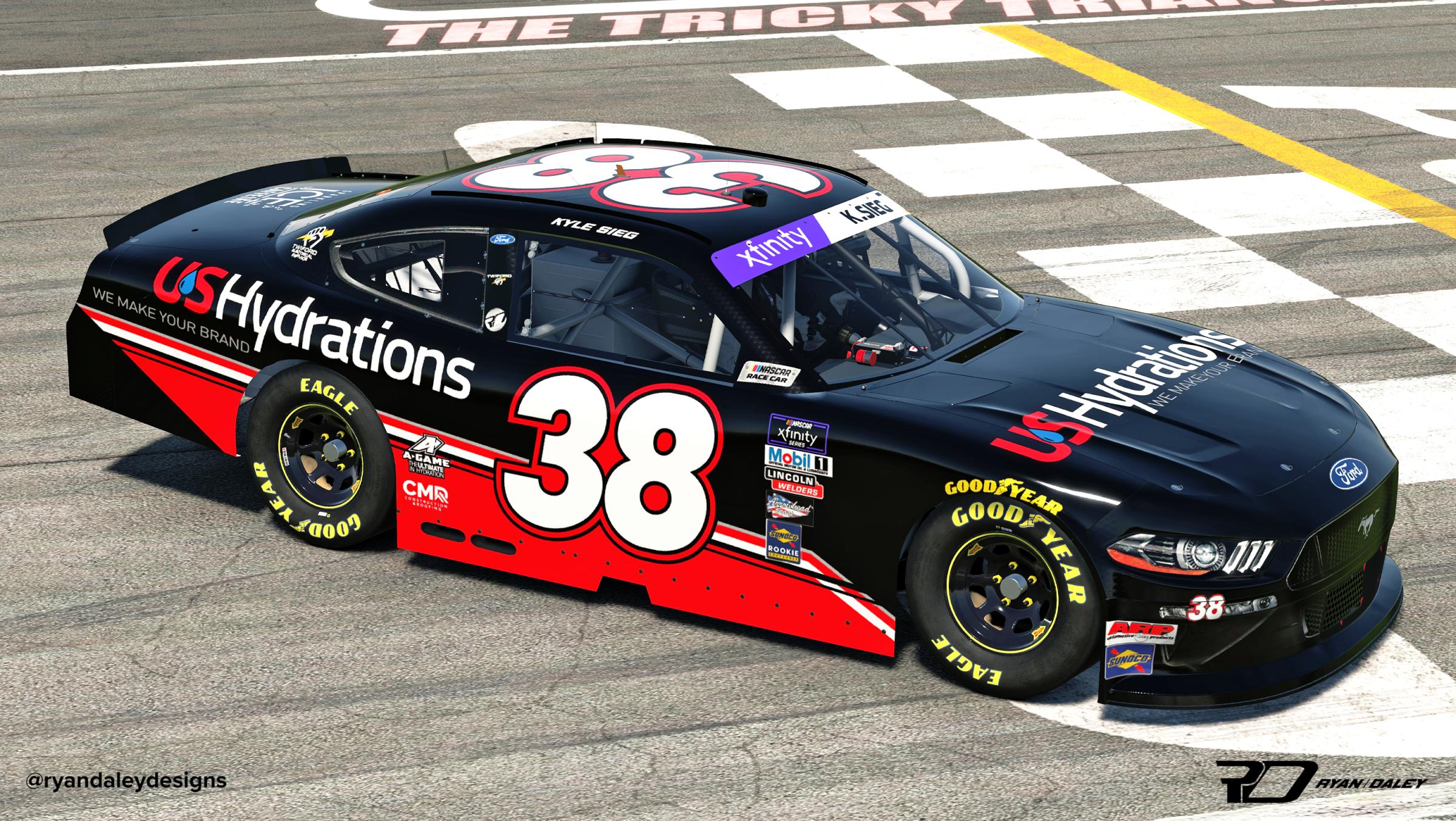 Preview of Official 2022 #38 Kyle Sieg US Hydrations No Numbers by Ryan Daley