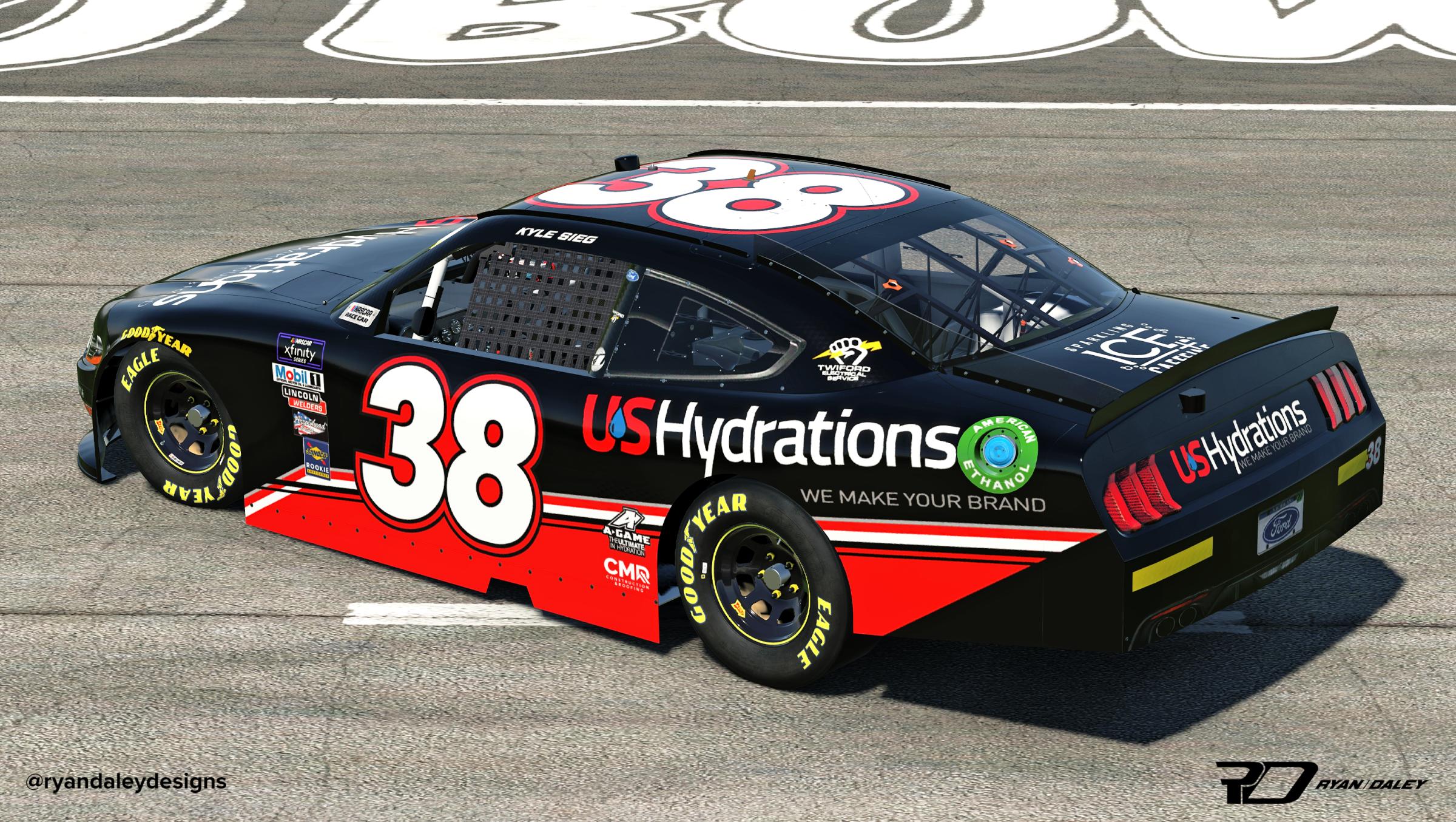 Preview of Official 2022 #38 Kyle Sieg US Hydrations No Numbers by Ryan Daley