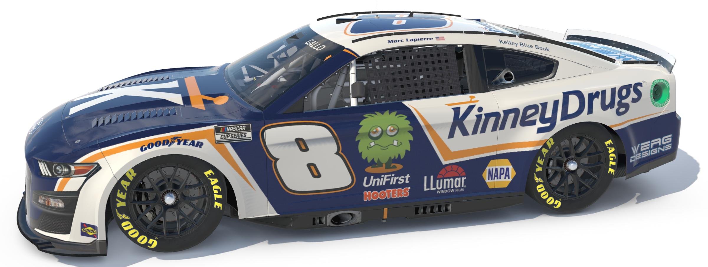 Kinney Drugs Next Gen Mustang #8 by Wes Gallo - Trading Paints