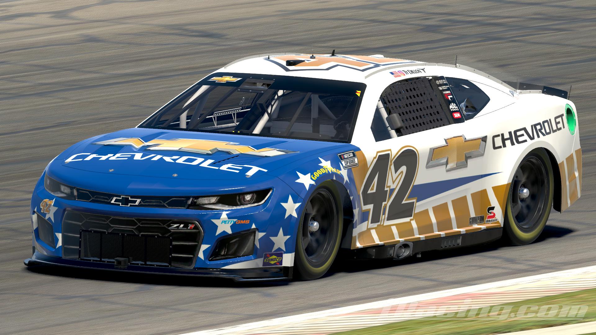 Preview of 2022 Ty Dillon Chevrolet Military Appreciation Chevrolet Camaro ZL1 by Leighton B Sibille