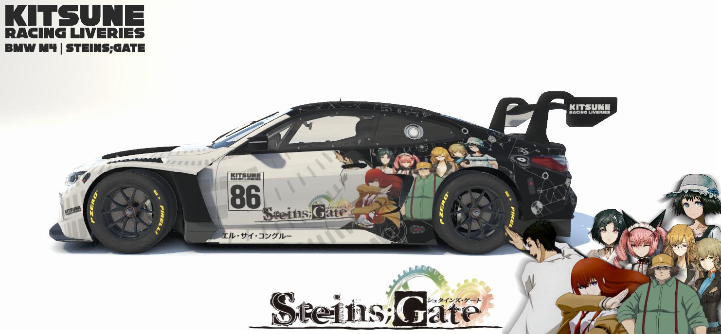 Preview of Steins;Gate BMW M4 | Kitsune Racing Liveries. by Bryce Meddings