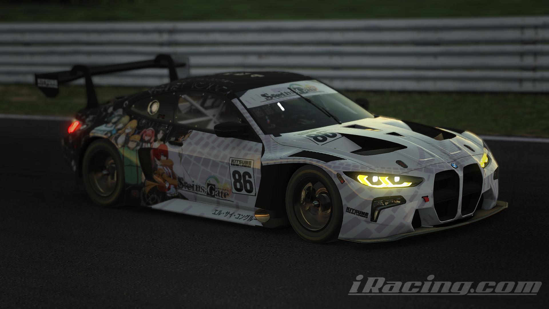 Preview of Steins;Gate BMW M4 | Kitsune Racing Liveries. by Bryce Meddings