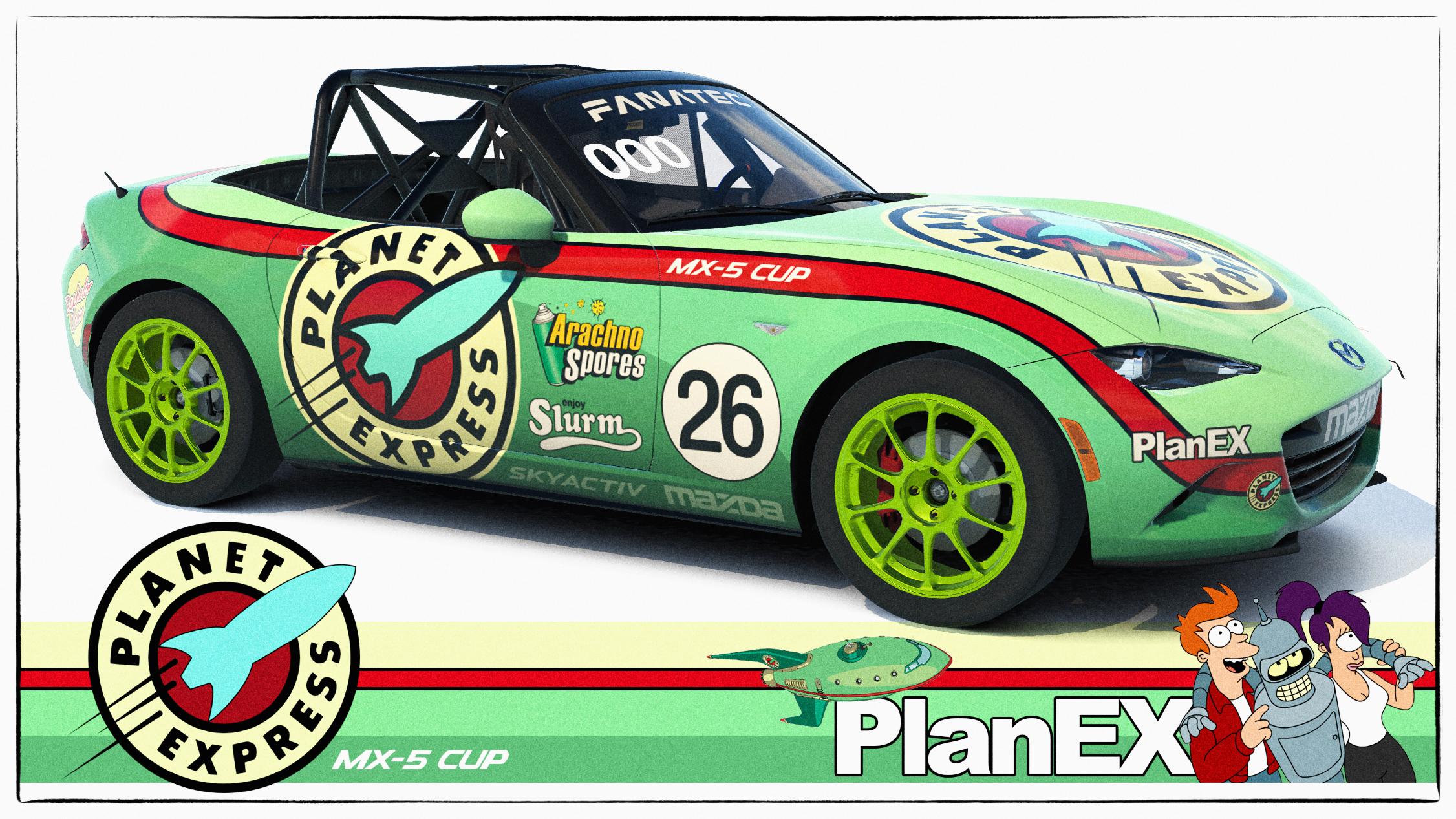 Futurama Planet Express Global Mazda MX5 - 2021 UPDATE by Simon