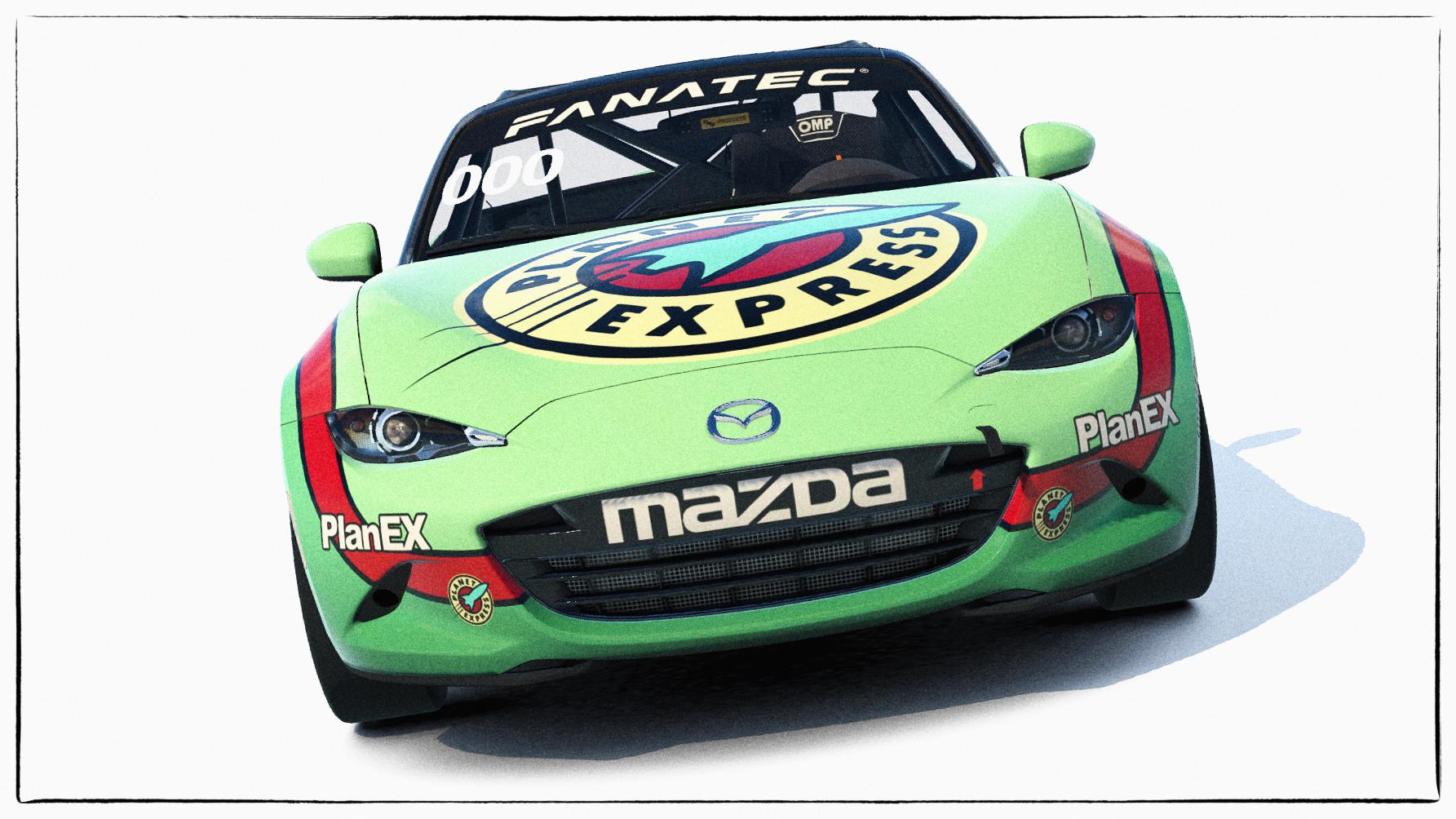 マルサン ブースカ TAKUMI 後藤彩色所 カスタムペイント/M１号 Futurama Planet Express Global Mazda MX5 - 2021 UPDATE by Simon
