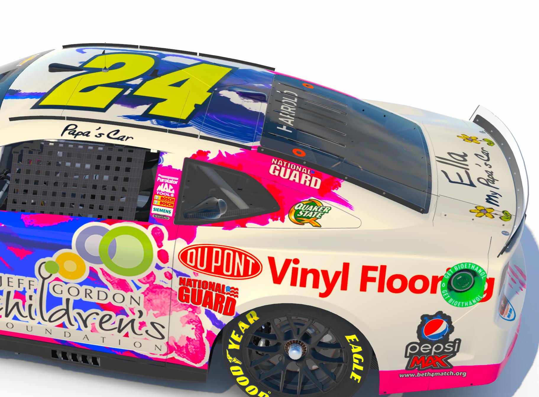 Preview of Jeff Gordons 2010 PAPAS CAR Sim Stamp Chevy by Corey H.