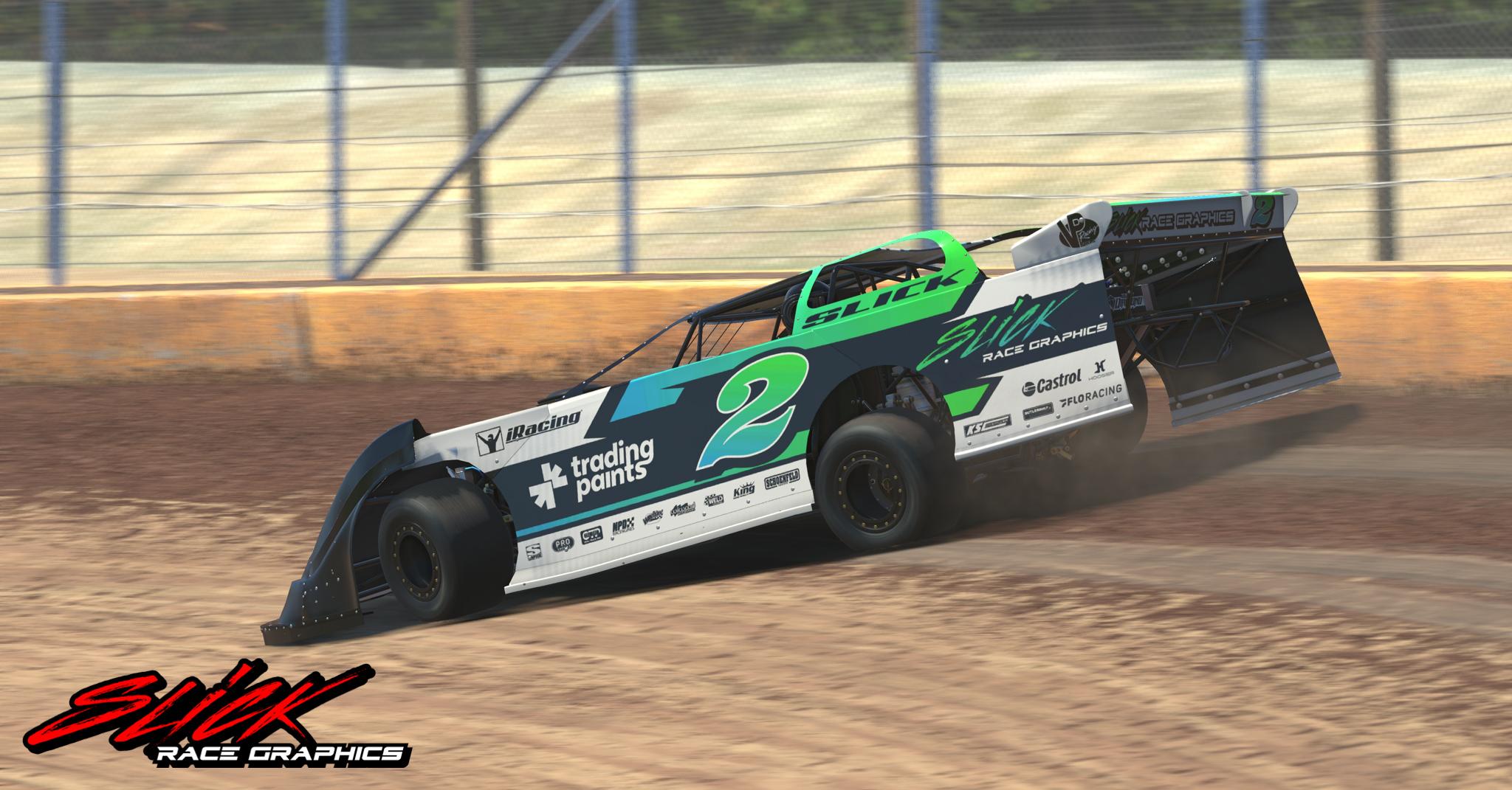 Preview of Slick Race Graphics Dirt Late Model Promo Car (No Number) by Dillan B.