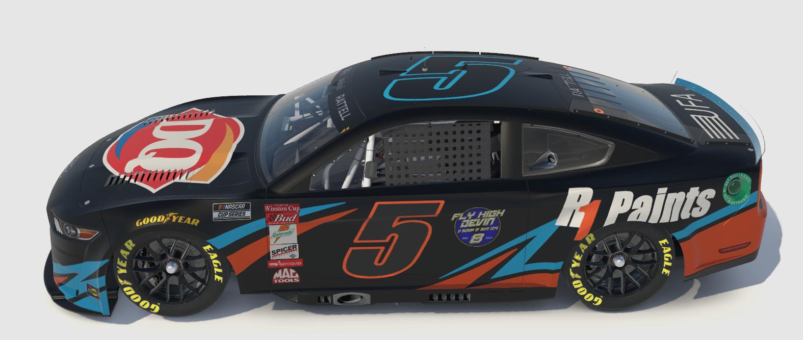 #5 R1 Paints Ford Mustang by Andrew Rattell - Trading Paints