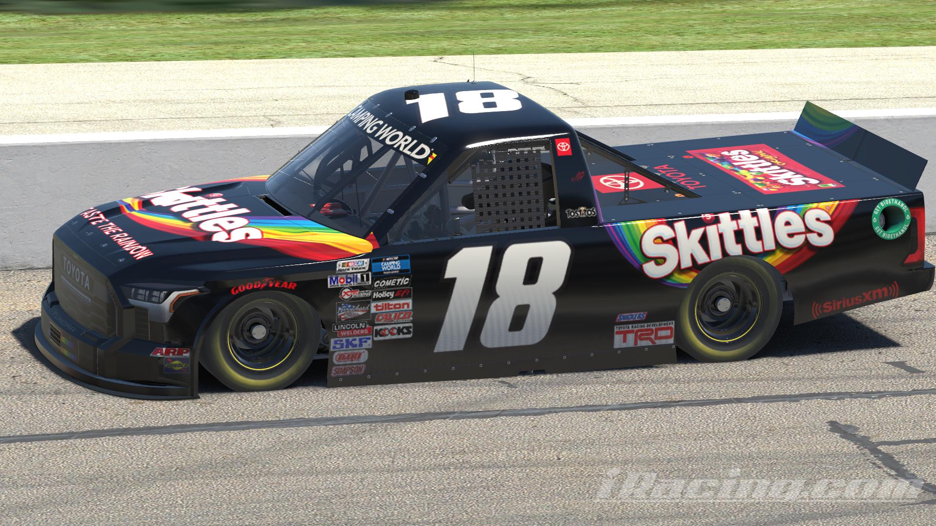 Preview of Fictional Black Skittles Tundra - No Number by Emmanuel Santiago