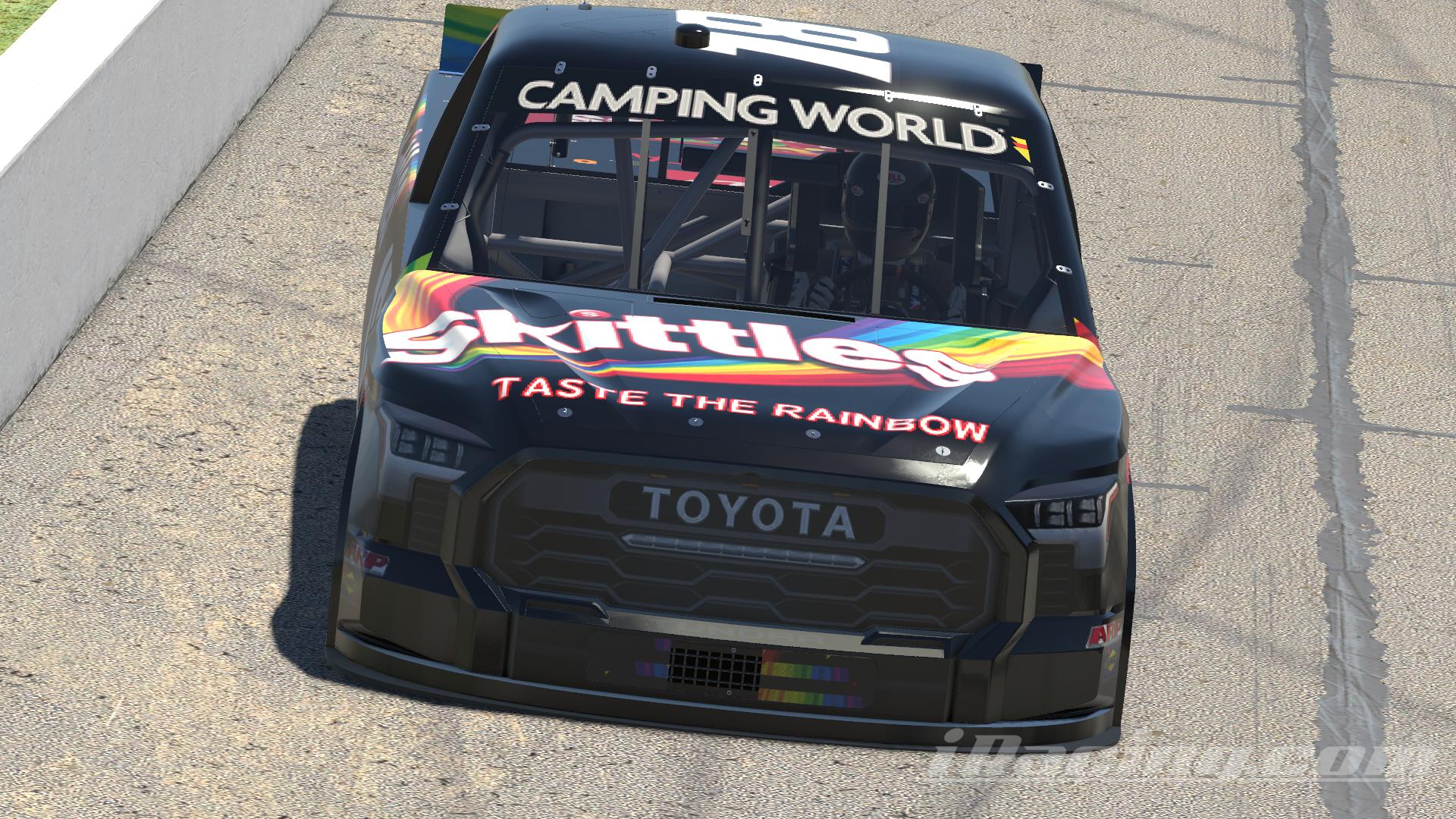 Preview of Fictional Black Skittles Tundra - No Number by Emmanuel Santiago