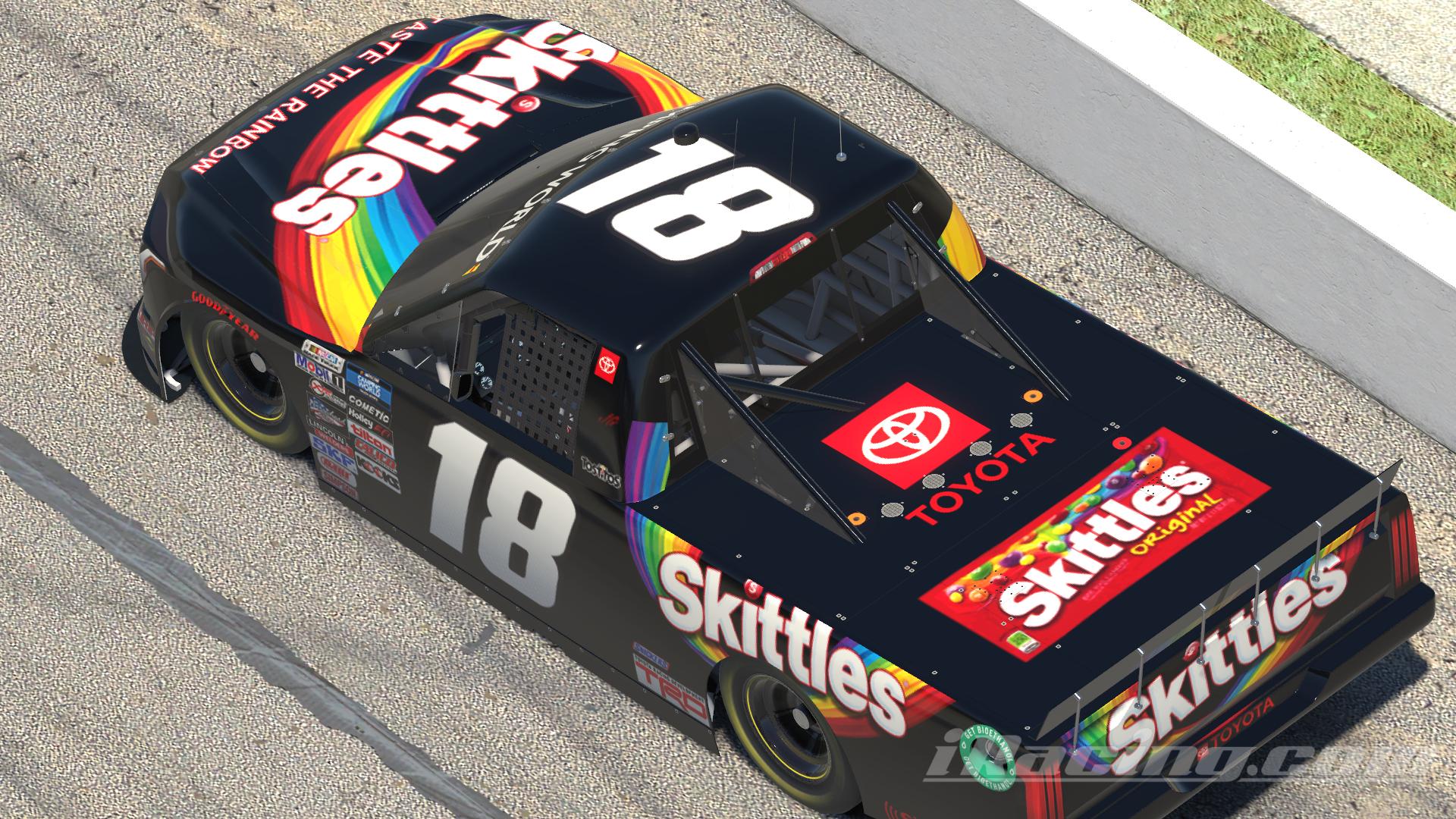 Preview of Fictional Black Skittles Tundra - No Number by Emmanuel Santiago