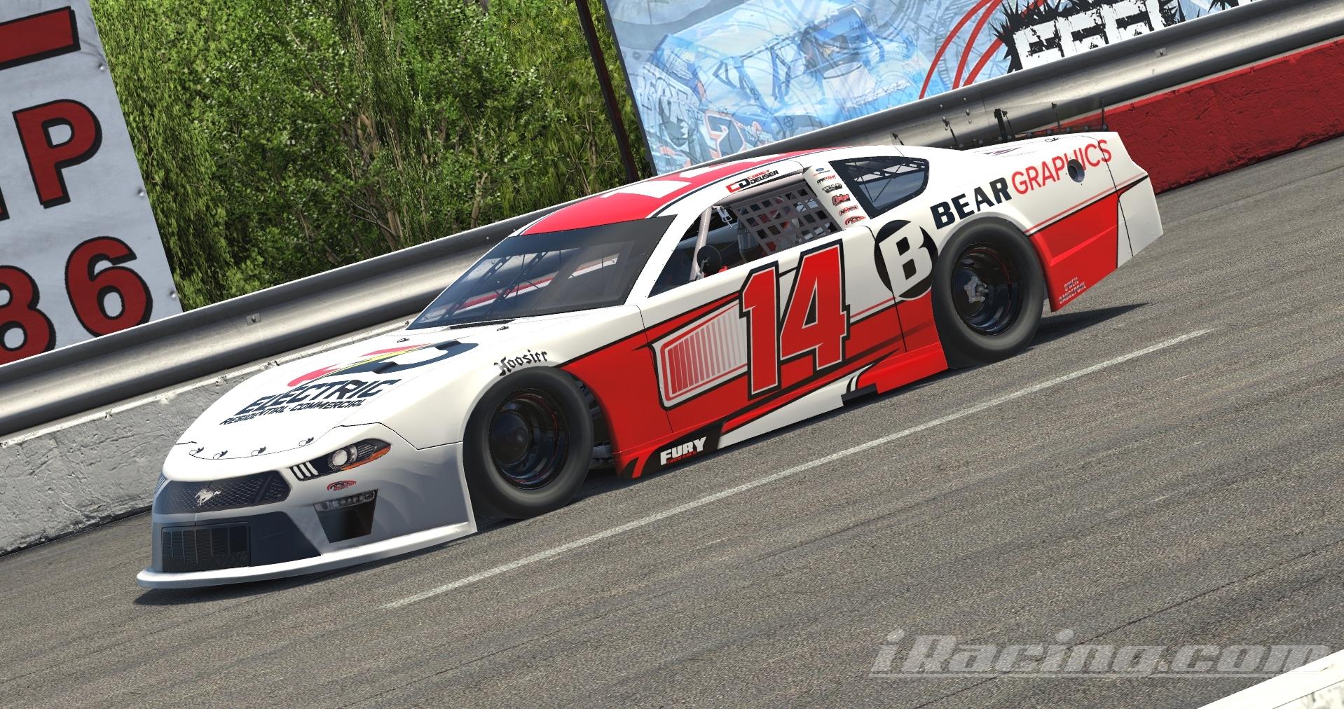 Preview of Corey Deuser Pro Late Model White (No Numbers) by Corey Deuser