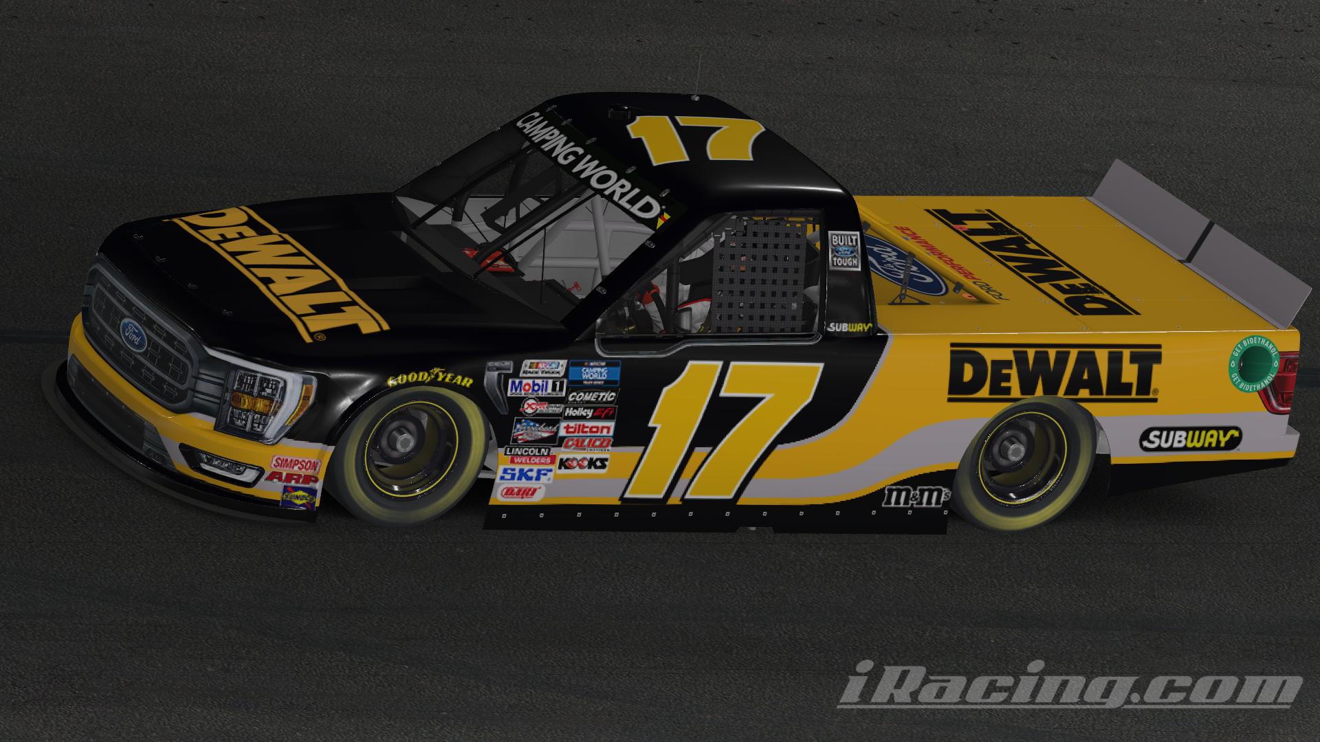 Preview of Fictional Inverse Matt Kenseth Dewalt F150 - Custom Number by Emmanuel Santiago
