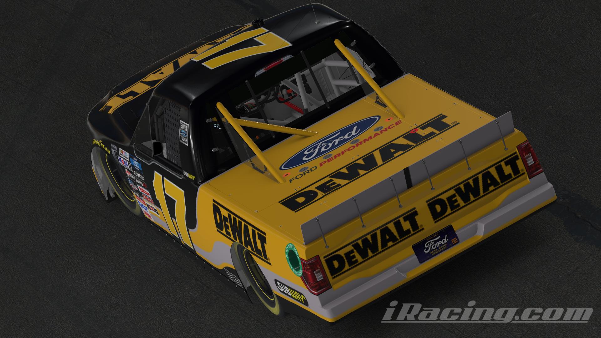 Preview of Fictional Inverse Matt Kenseth Dewalt F150 - Custom Number by Emmanuel Santiago