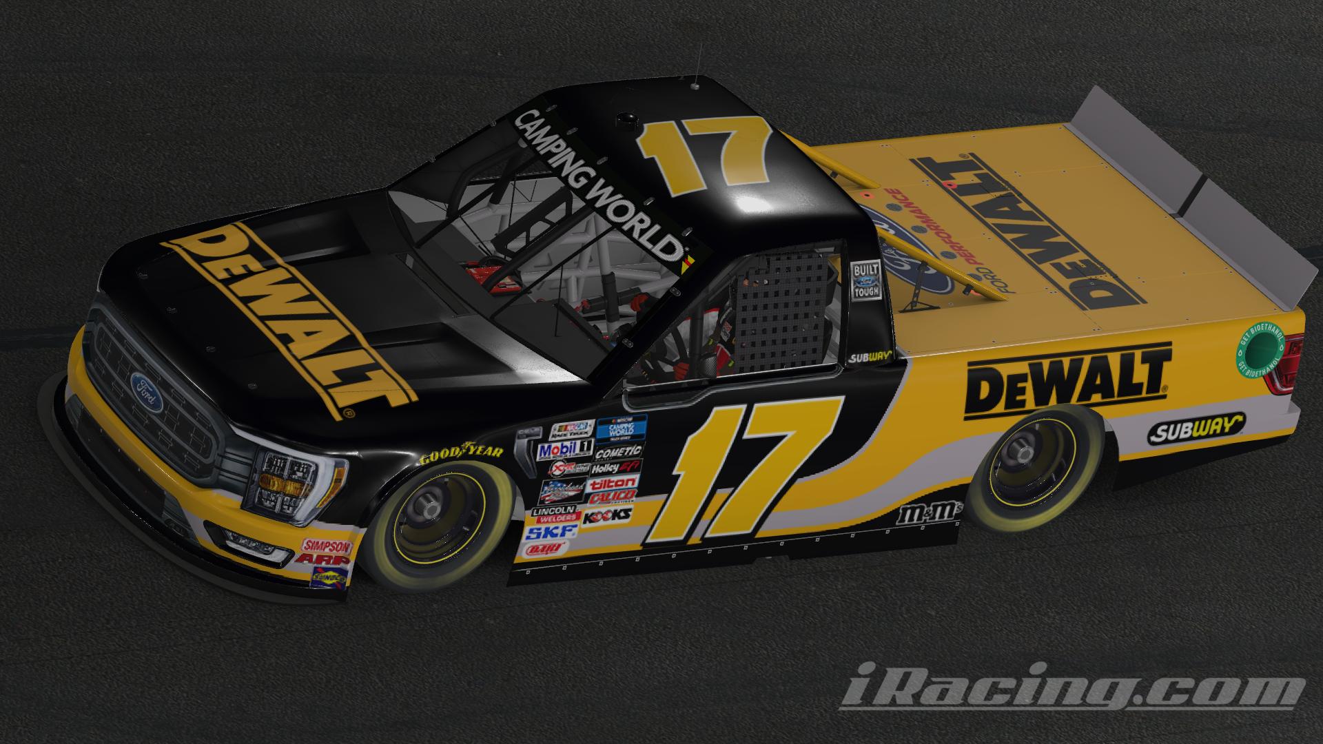 Preview of Fictional Inverse Matt Kenseth Dewalt F150 - Custom Number by Emmanuel Santiago