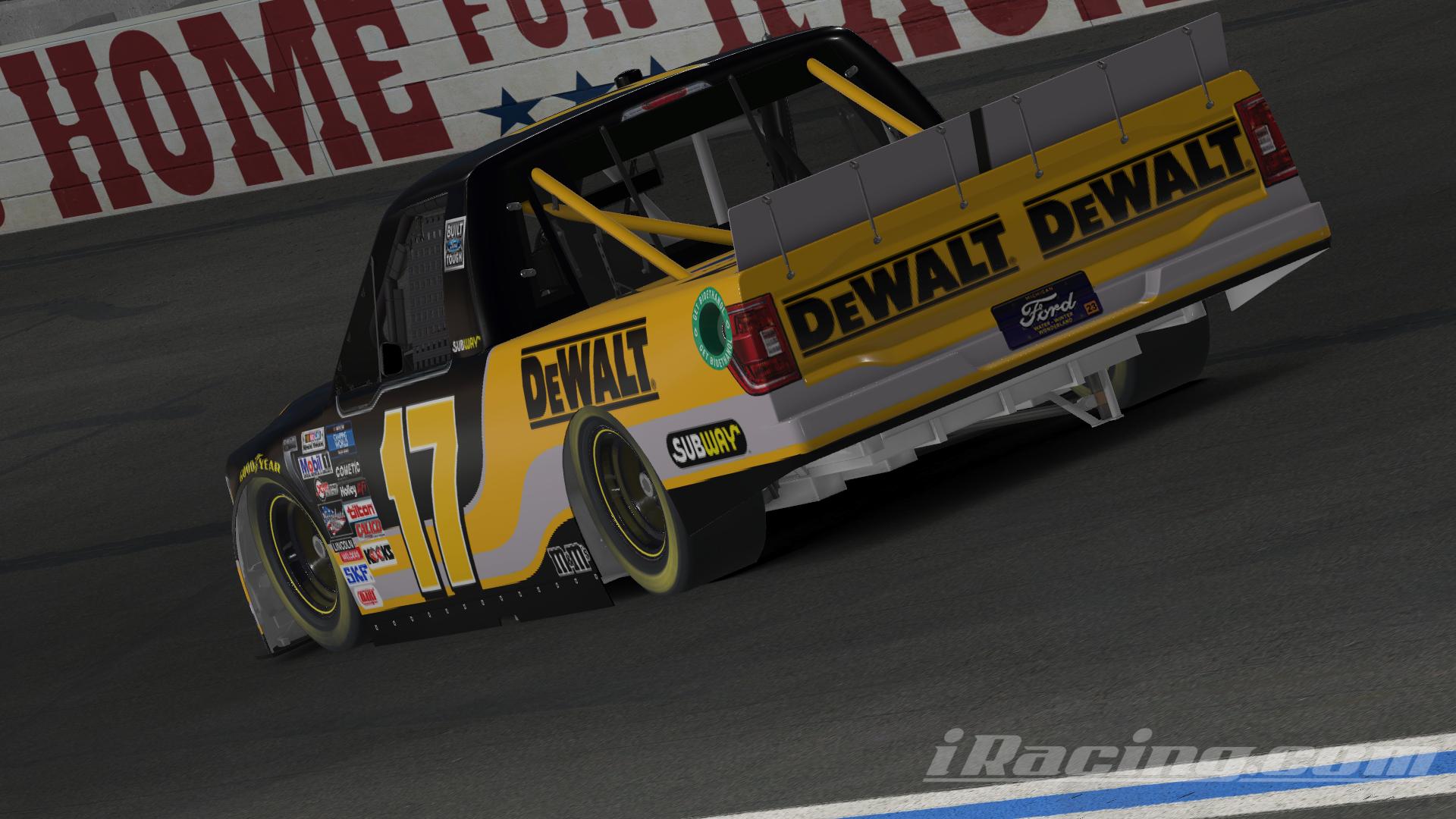Preview of Fictional Inverse Matt Kenseth Dewalt F150 - Custom Number by Emmanuel Santiago