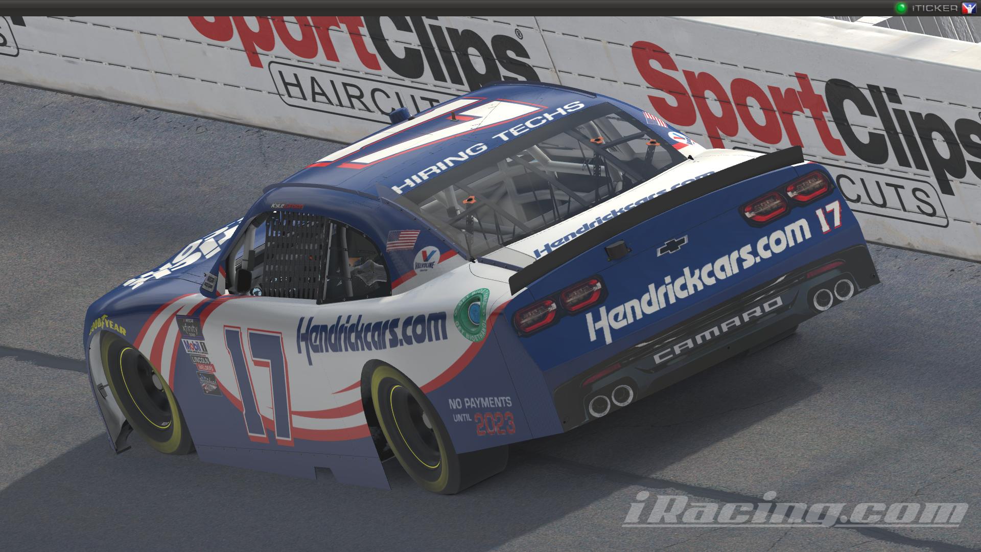 Preview of Kyle Larson #17 Hendrick Cars V2 2022 NASCAR Xfinity Series With Custom Number by Ryan Broderick