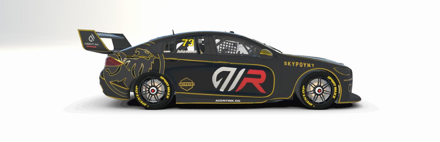 Think Ink Racing 2022 Johansson Agent Ink Racing Holden ZB Commodore V8 Supercar by Emil ...