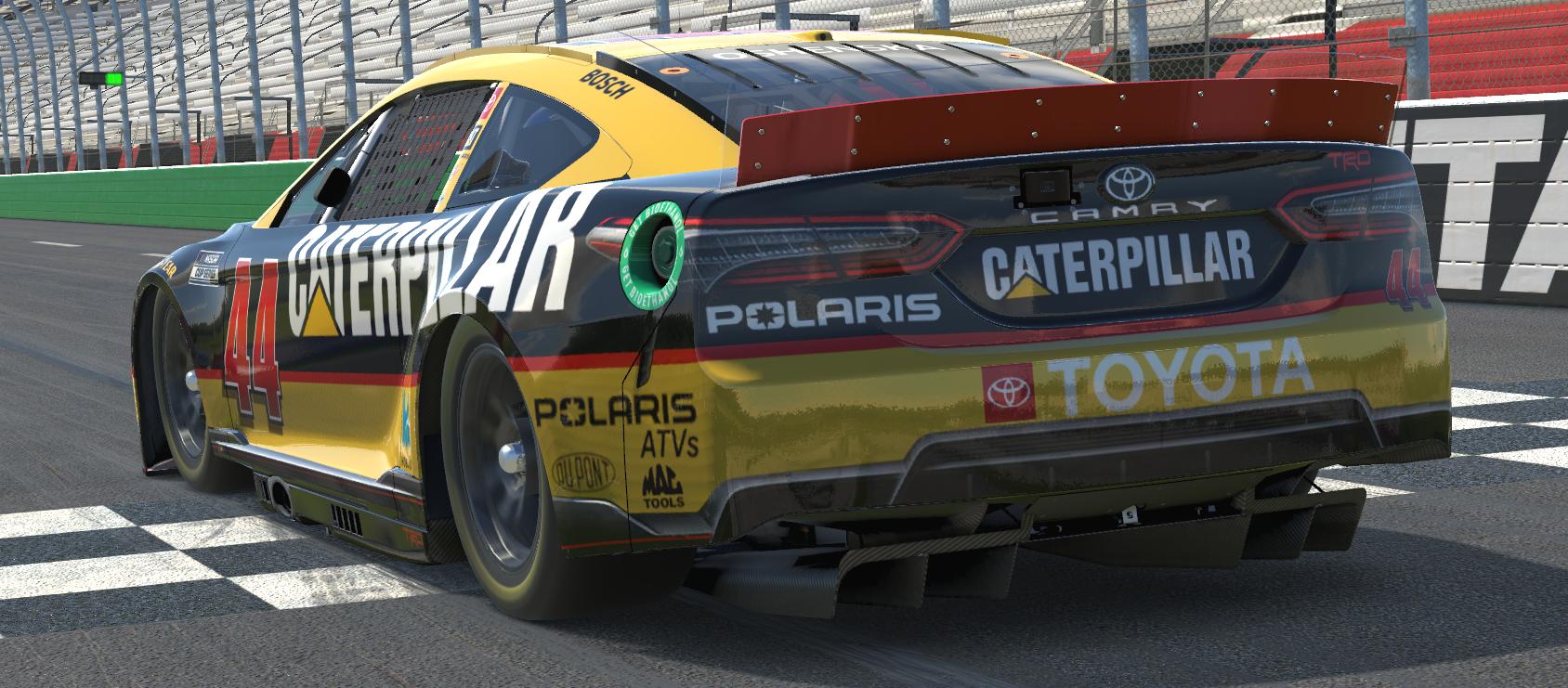 Toyota Camry Nextgen Ward Burton Caterpillar 2000 by Brian J Oshenska