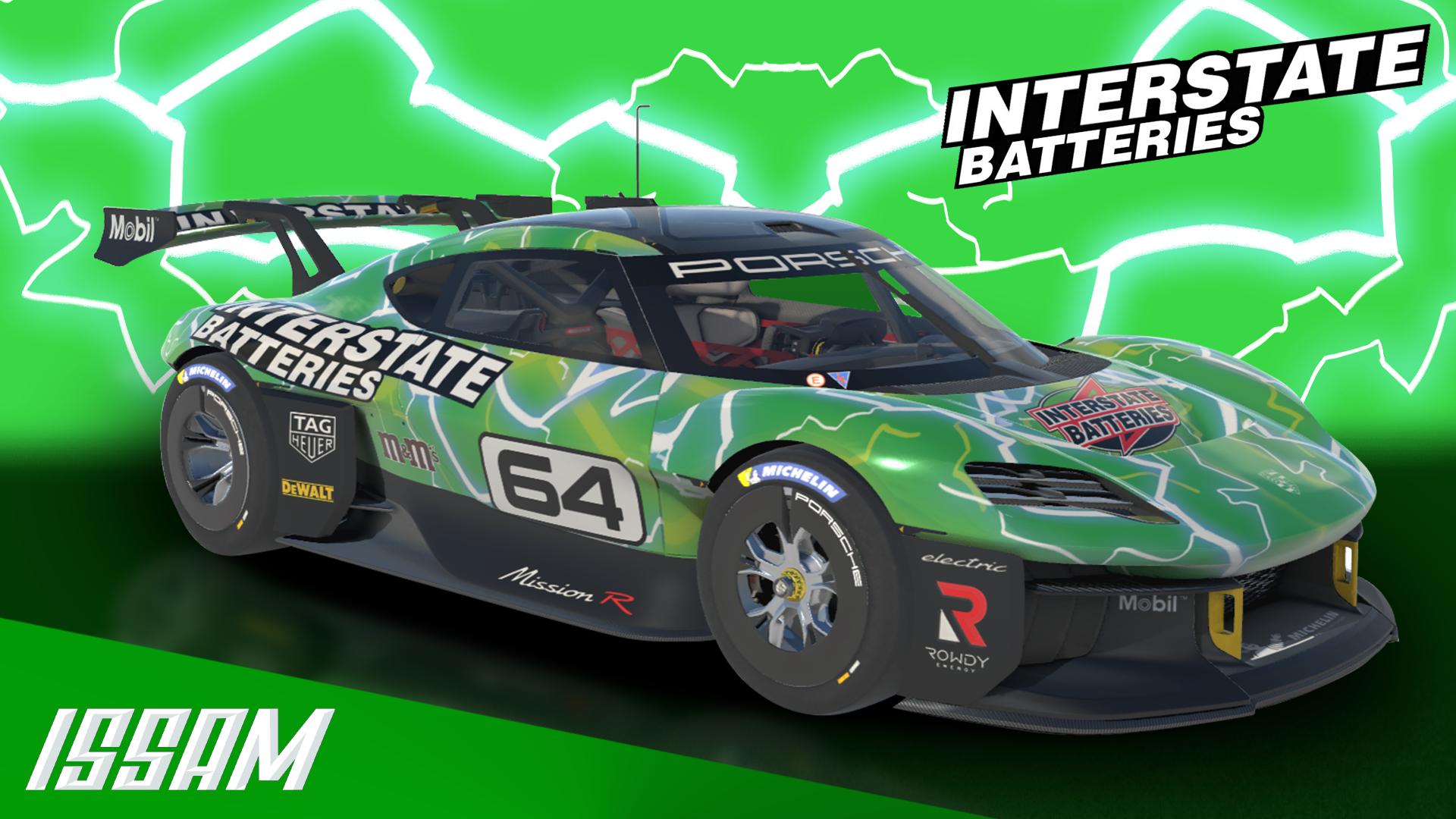 Interstate Batteries - Mission R Porsche by Issam Er-Rabhi - Trading Paints
