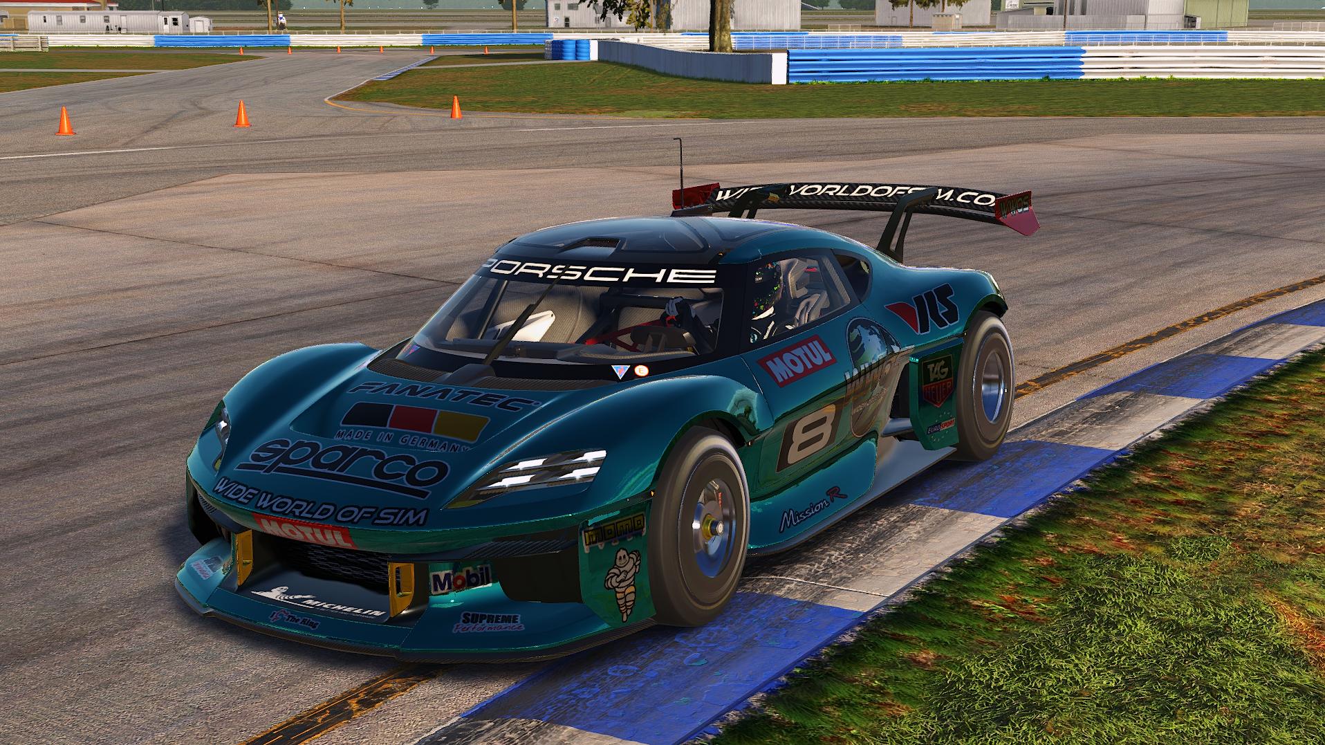 Porsche Mission R - GREEN by Scotty P. - Trading Paints