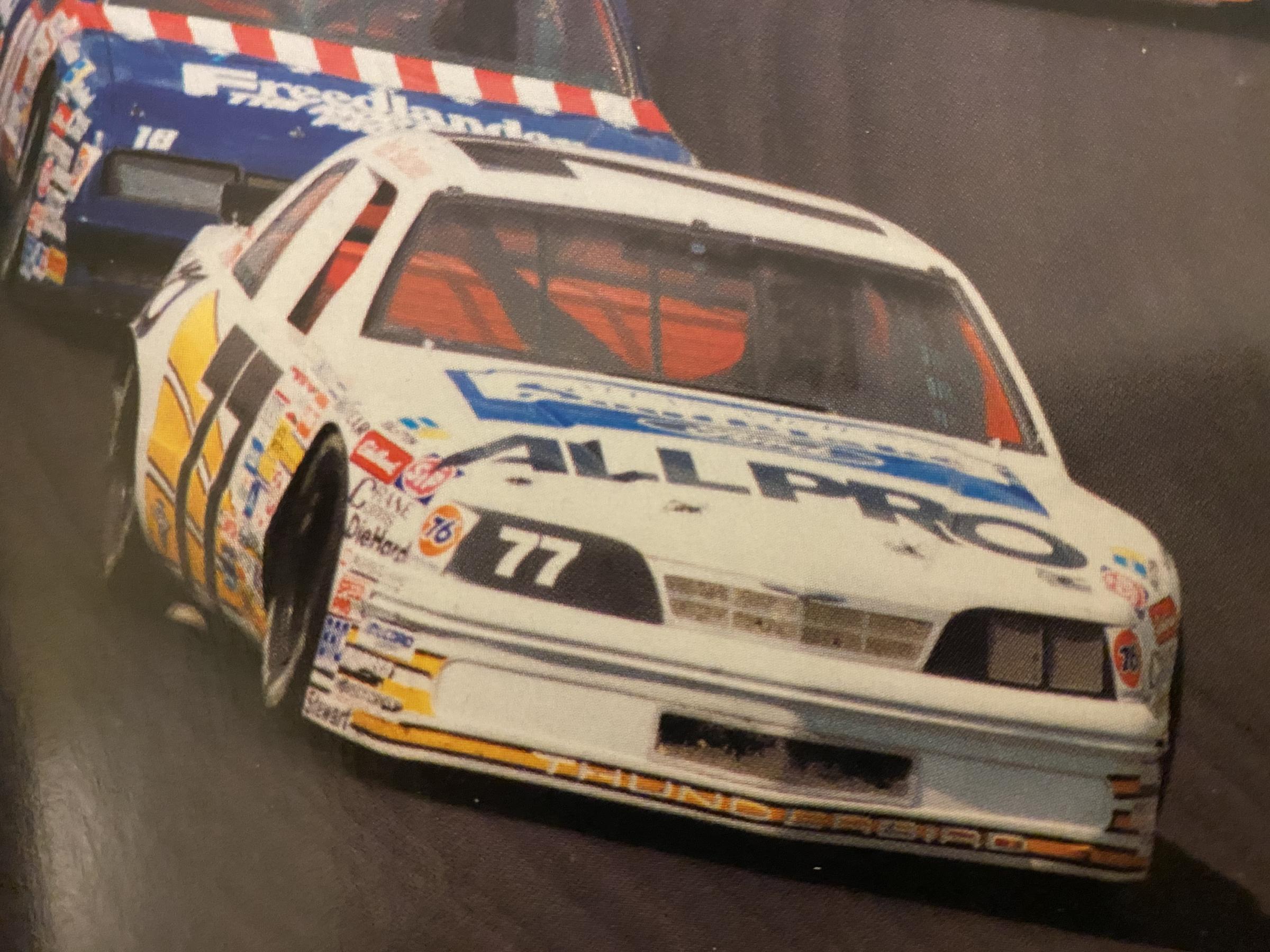 Preview of 1987 #77 Eddie Bierschwale All Pro Ford With Numbers by Ryan Daley