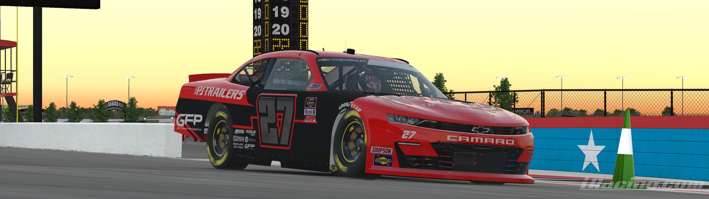 Preview of #27 Happy Trailer Sales 2022 Chevy Xfinity Camaro CTRL by Konner Hazel