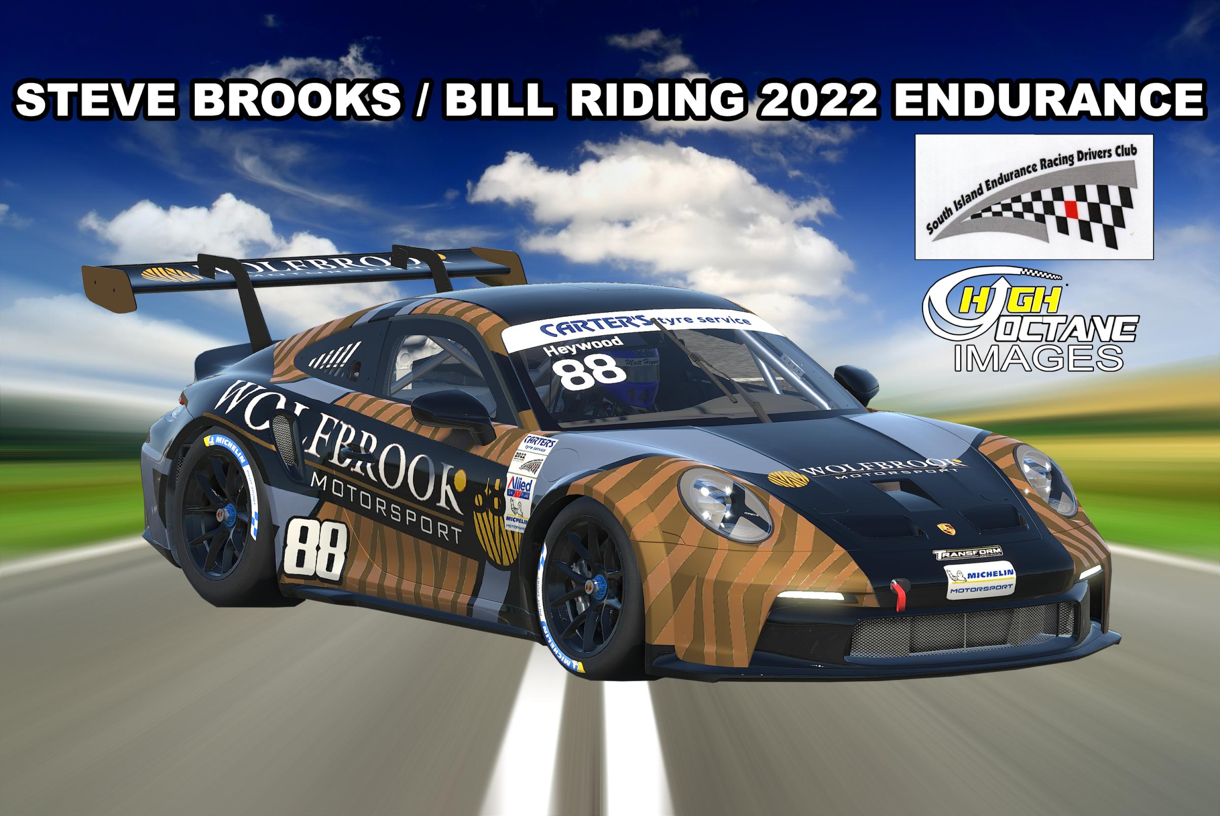 Preview of Steve Brooks / Bill Riding 2022 Endurance Porsche by Matt Heywood