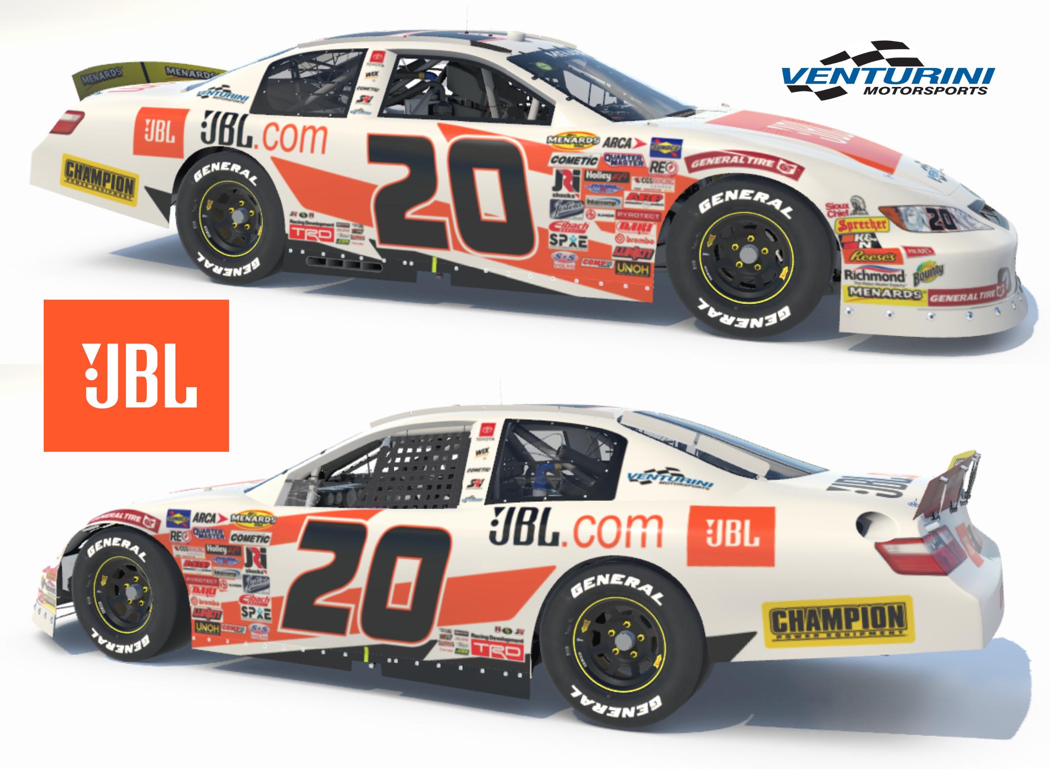 JBL Venturini Motorsports Camry by Matthew M. - Trading Paints