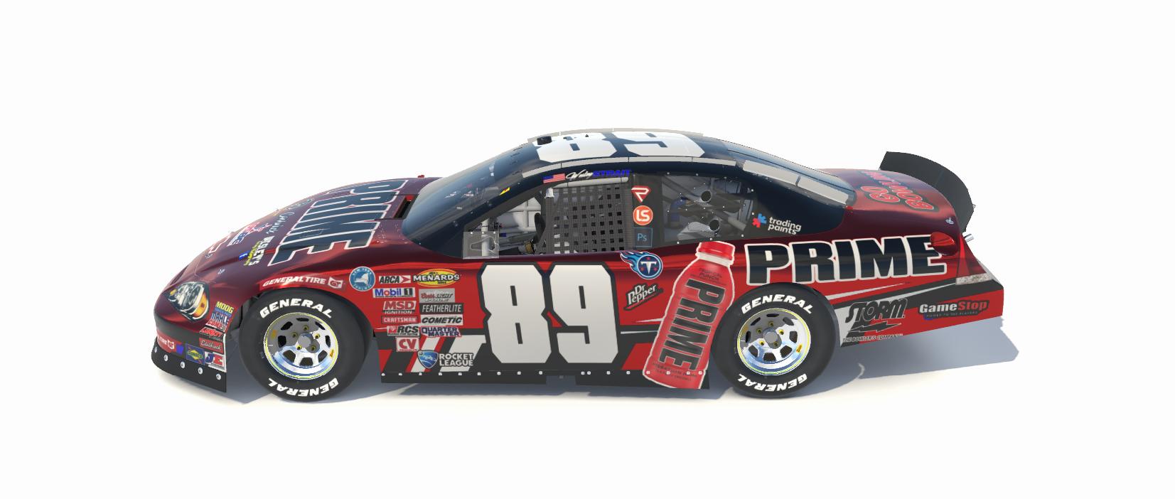 89 PRIME Tropical Punch ARCA Menards by Wesley Strait Trading Paints