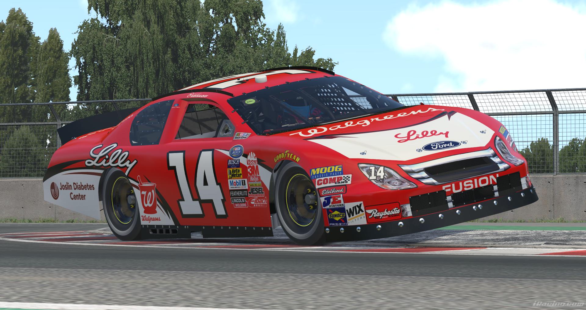 Preview of Kyle Krisiloff Walgreens/Lilly 2007 NASCAR Busch Series Ford Fusion by Aston Rice