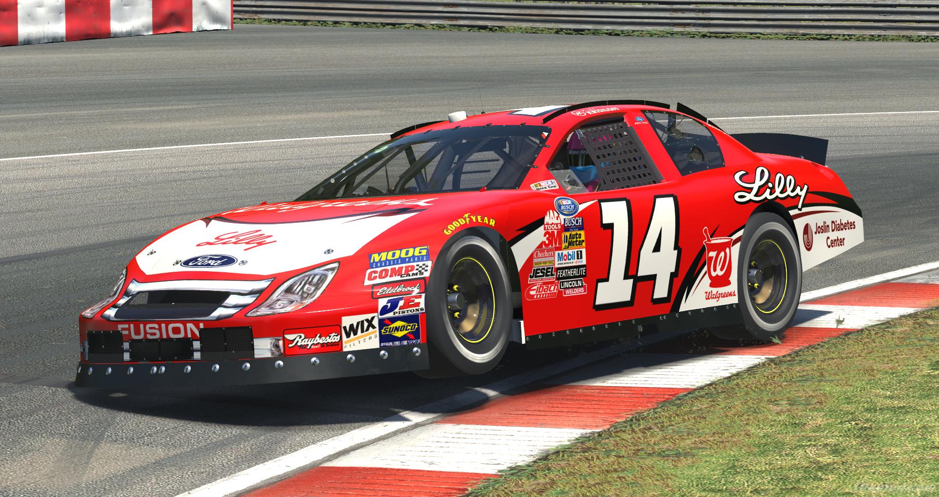 Preview of Kyle Krisiloff Walgreens/Lilly 2007 NASCAR Busch Series Ford Fusion by Aston Rice