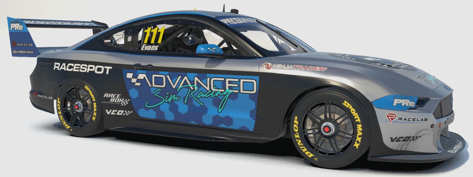 Precision Racing eSports Ford Mustang GT Supercar by Jeff T Evans ...