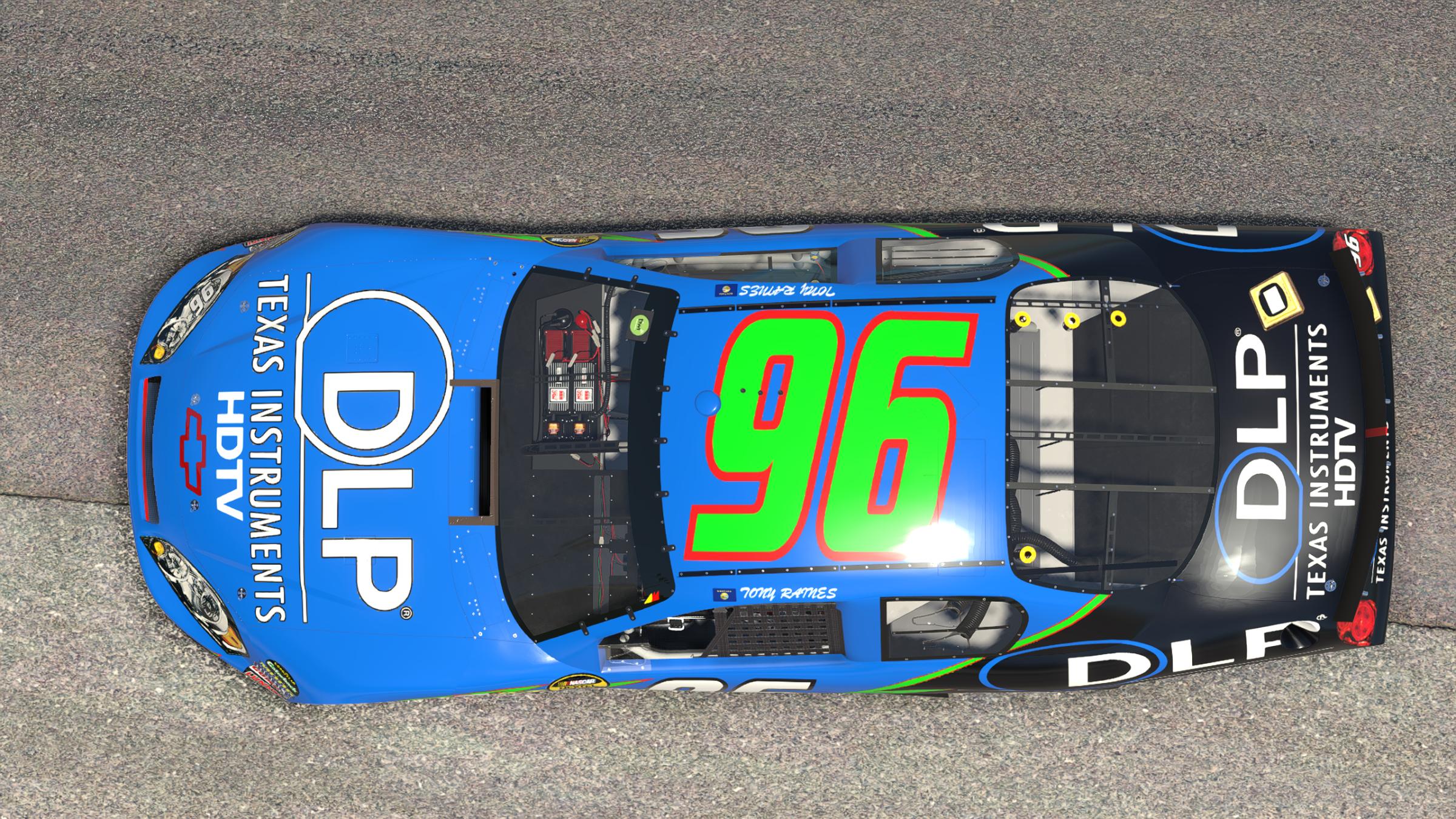 Preview of Tony Raines DLP Texas Instruments 2006/2007 sim stamp by James Thurston3