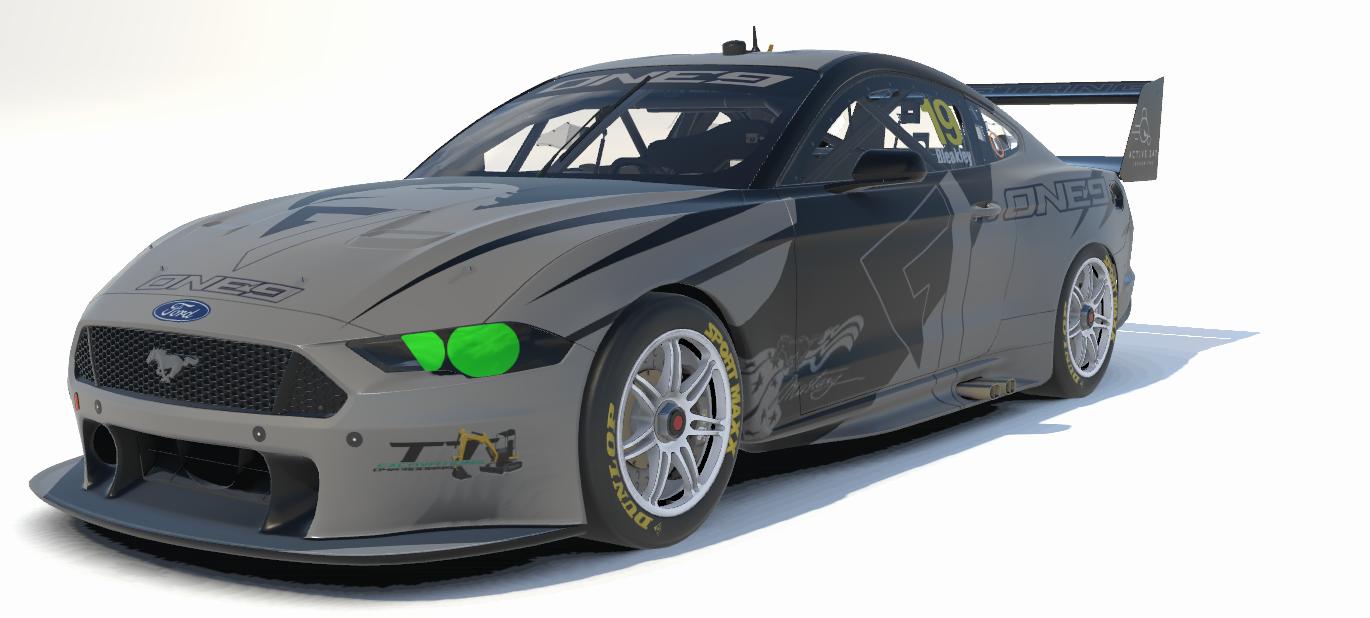 Preview of ONE9 Retro Green Eyed Monster Mustang Replica by Chris Bleakley