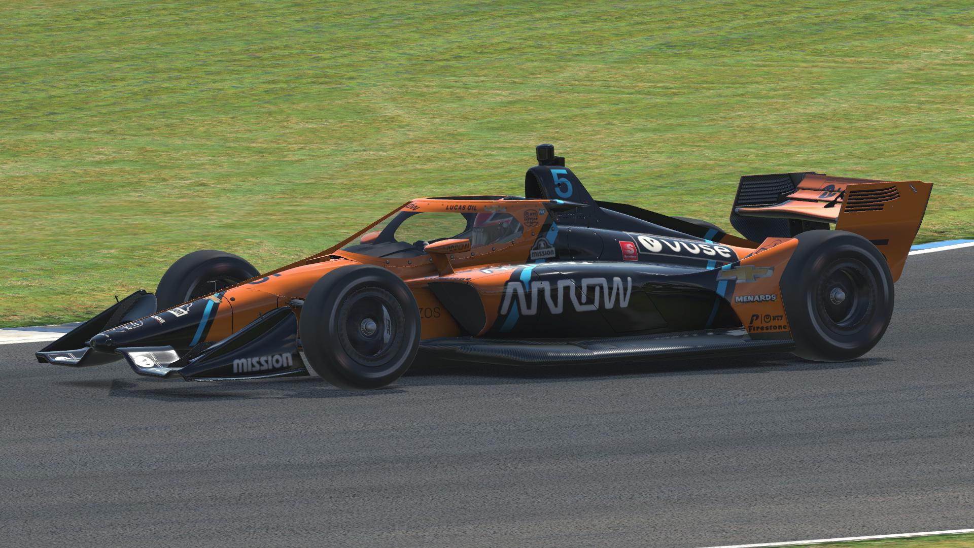 Preview of Fictional 5 Arrow McLaren Chevrolet Dallara IR18 by Jacob Fortino