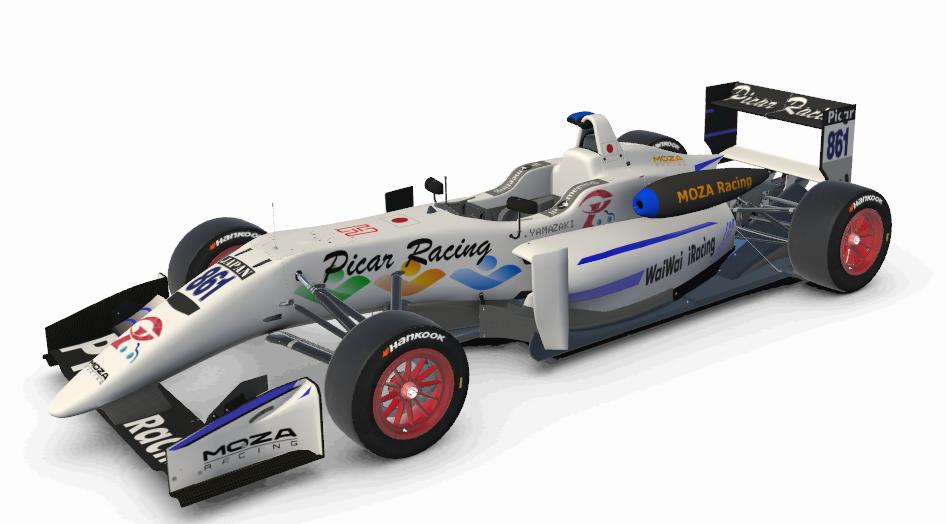 Preview of Picar Racing Dallara F3 MOZA  for ZIGEN by Takeshi Taniguchi