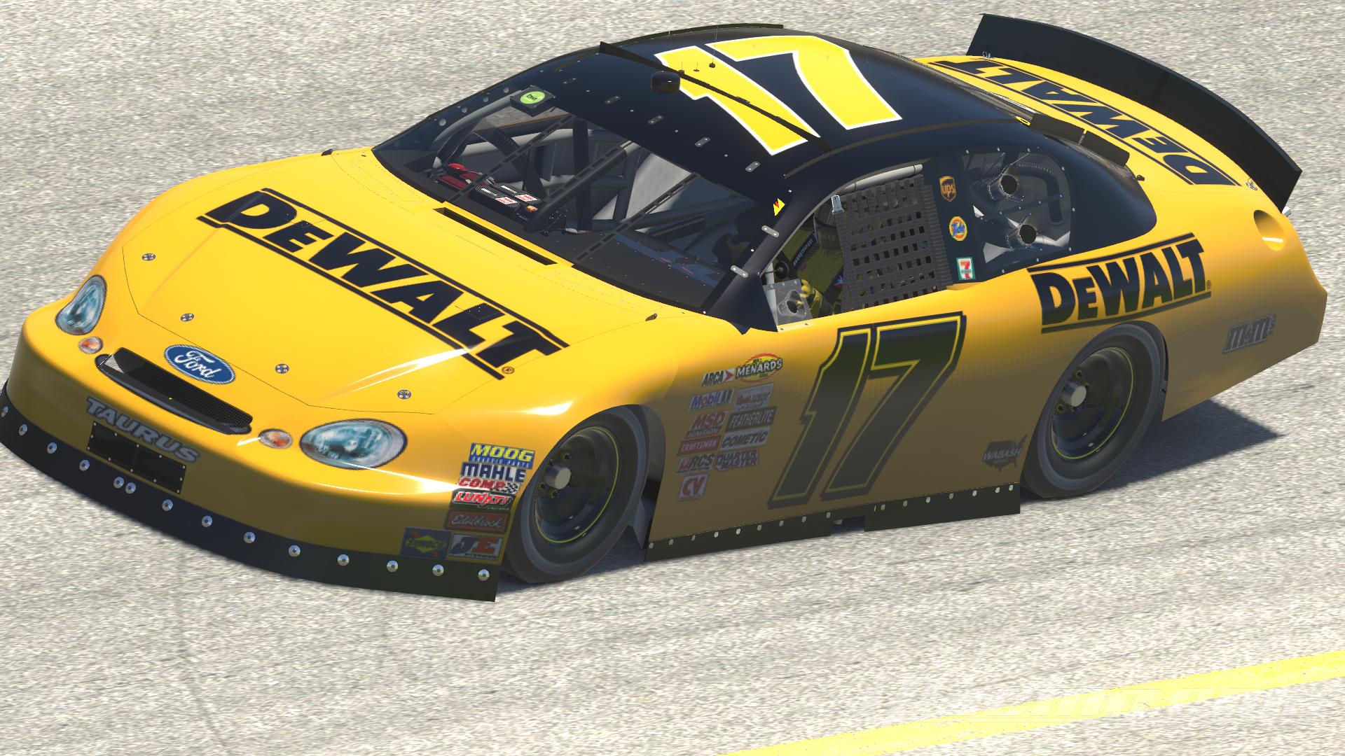 Preview of Fictional 1998 DeWalt Ford Taurus - Custom Number by Emmanuel Santiago