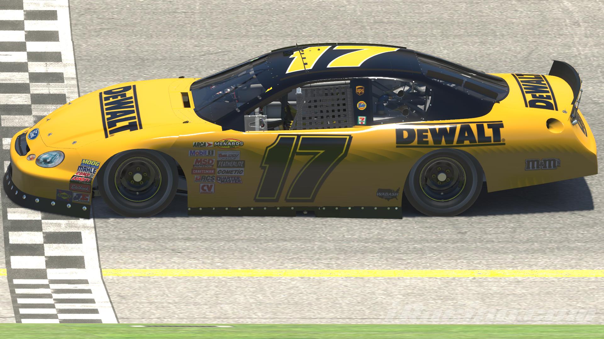 Preview of Fictional 1998 DeWalt Ford Taurus - Custom Number by Emmanuel Santiago