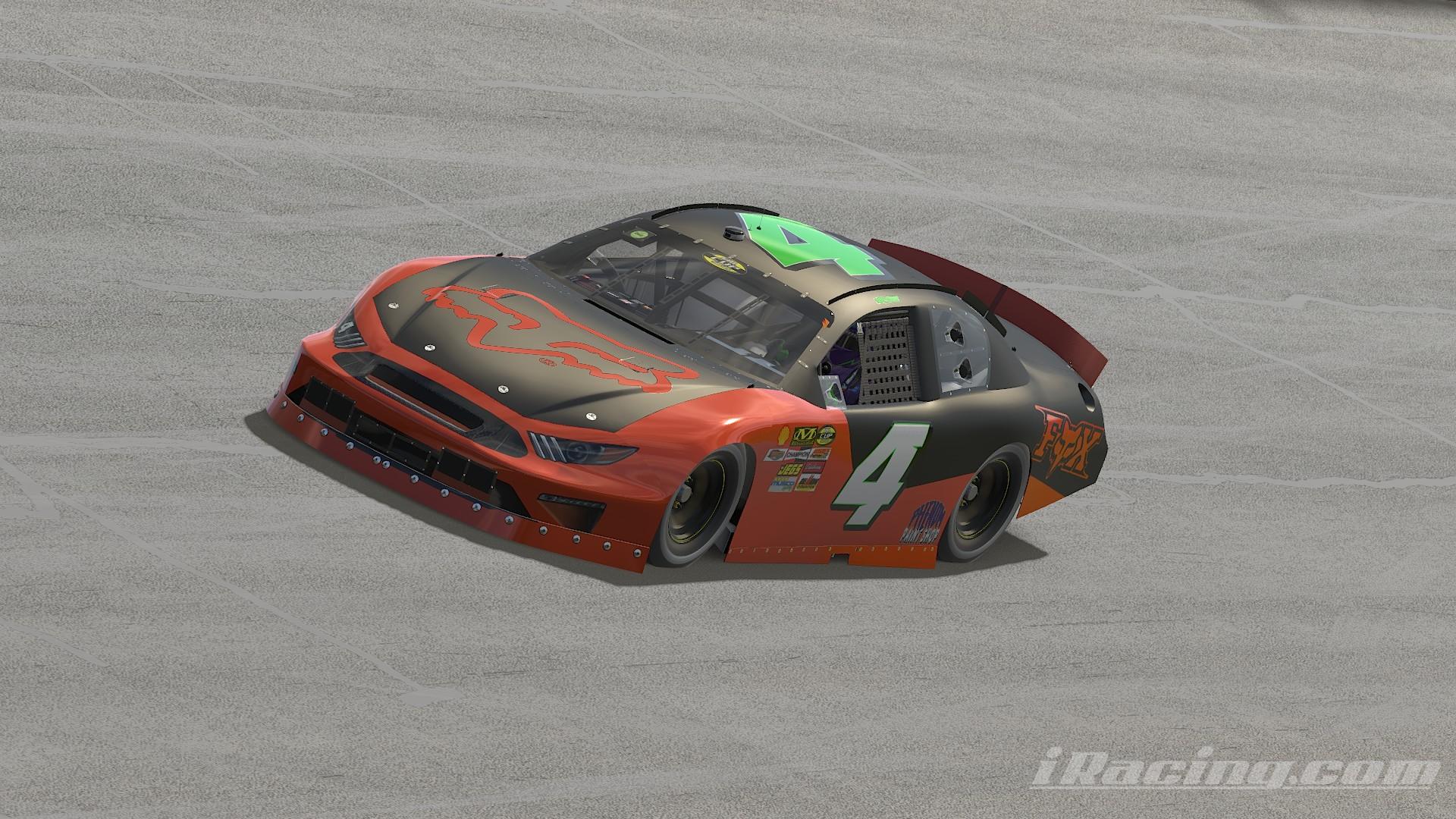 Preview of Scott Scheuer - Orange FOX Mustang by Tony Hilbrands