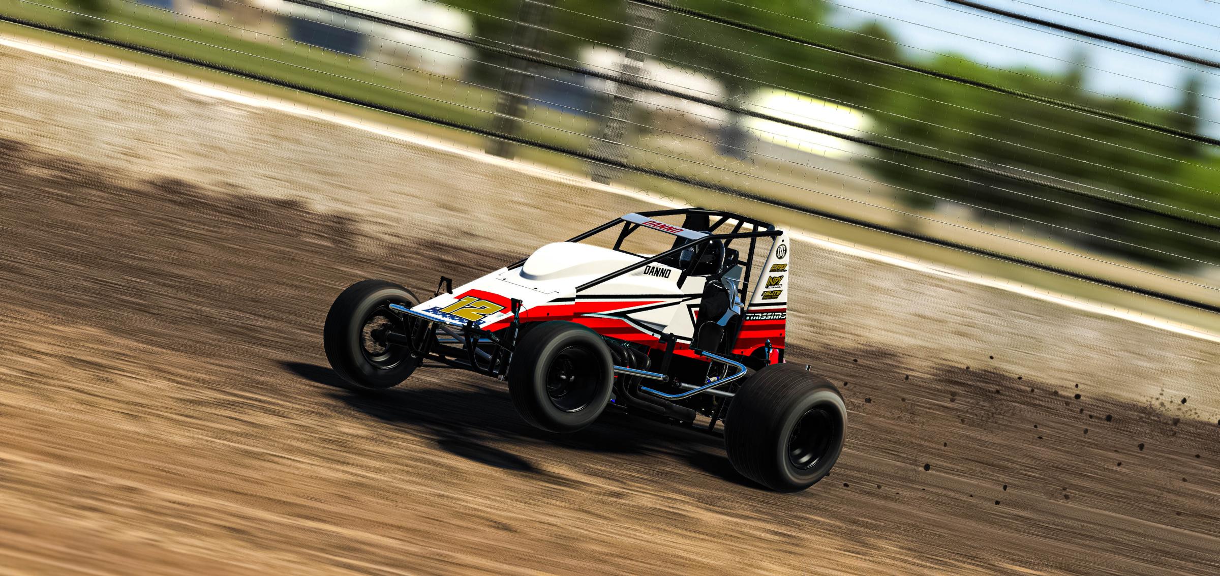 Rob Lindsey Racing Dan Lindsey X Robert Ballou Indy Race Parts Esports Non-Wing Sprint Car ...